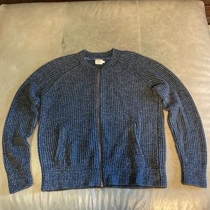 Faherty zipper cardigan